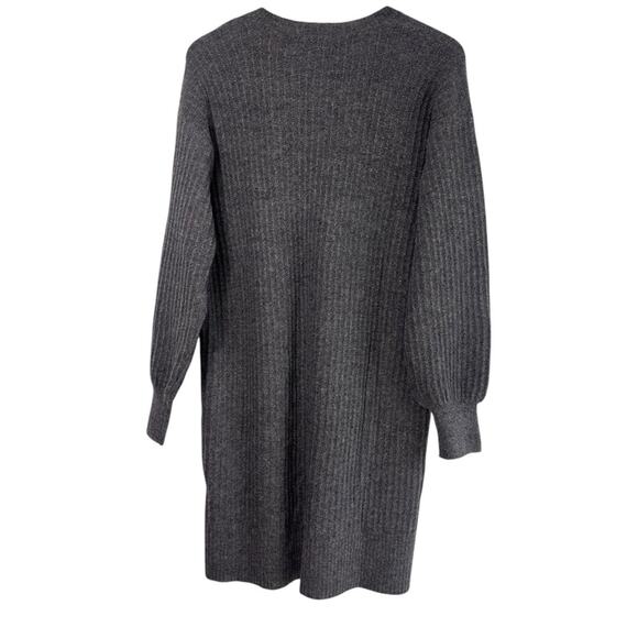 JESSICA SIMPSON WOMEN'S RELAXED FIT V-NECK MID LENGTH SWEATER DRESS LARGE NEW - Picture 2 of 5